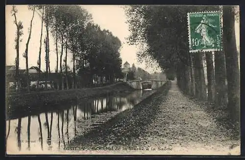 AK Oisilly, Le canal de la Marne à la Saône