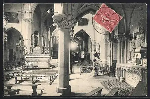 AK Nolay, intérieur de l`église