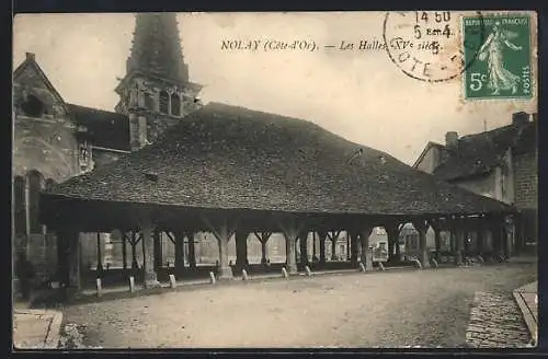 AK Nolay, Les Halles, XVe siècle