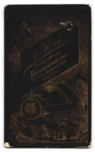 Fotografie G. Koch, Ludwigsburg, junger Chevaulegers in Uniform