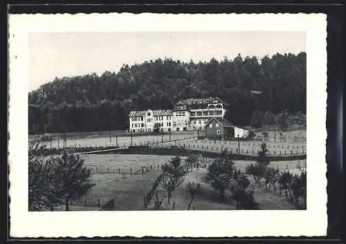 AK Au a. d. Sieg, Erholungsheim Hohegrete aus der Vogelschau