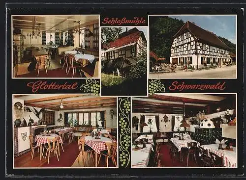 AK Glottertal /Schwarzwald, Gasthaus zur Schlossmühle K. Mack, Schlossmühle