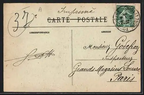 AK Langeais, Le Château et l`Église