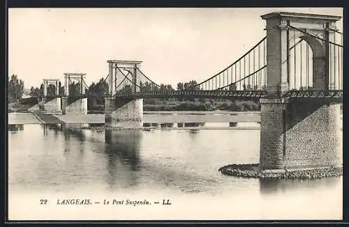 AK Langeais, Le Pont Suspendu