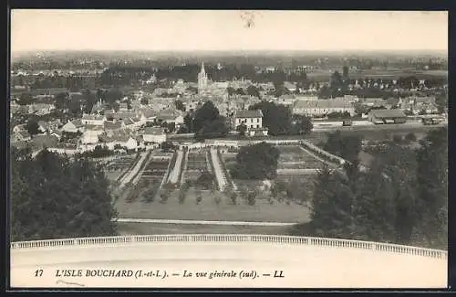 AK L`Isle Bouchard /I.-et-L., La vue générale sud