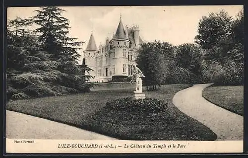 AK L`Ile-Bouchard /I.-et-L., Le Château du Temple et le Parc