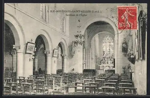 AK L`Ile-Bouchard, Saint-Gilles, Intérieur de l`Église