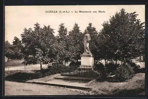 AK Luzille /I.-et-L., Le Monument aux Morts