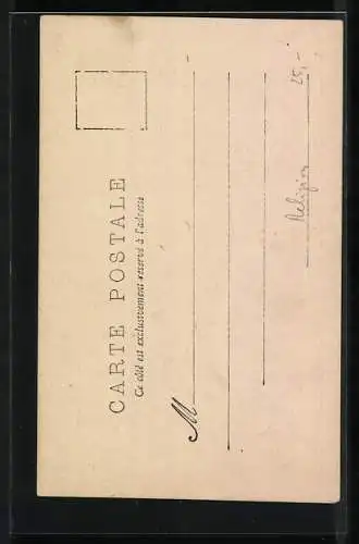 AK M. le Curé lit Rabelais