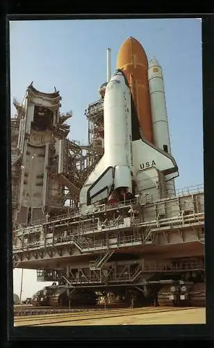 AK Kennedy Space Center, FL, Space Shuttle Columbia at Launch Pad 39A