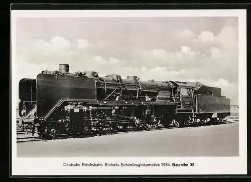 AK Deutsche Reichsbahn, Einheits-Schnellzuglokomotive 1934, Baureihe 03