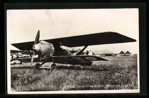 AK Dijon, Doppeldecker-Militärflugzeug Breguet Type 19