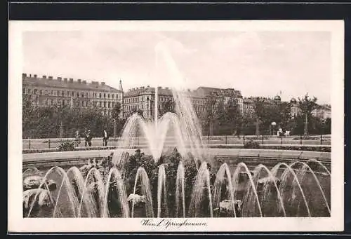 AK Wien, Springbrunnen im 10. Bezirk