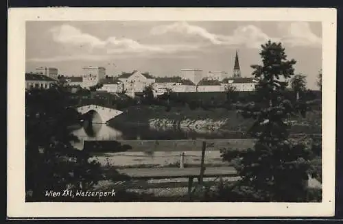 AK Wien, Ansicht vom Wasserpark