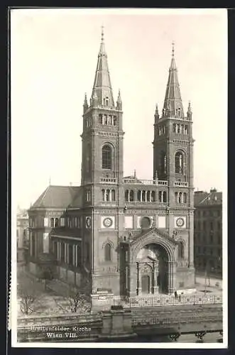 AK Wien, Breitenfelder Kirche an der Breitenfelder Strasse