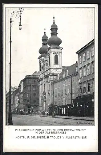 AK Wien, Pfarrkirche zur Allerheiligen Dreifaltigkeit, Alserstrasse