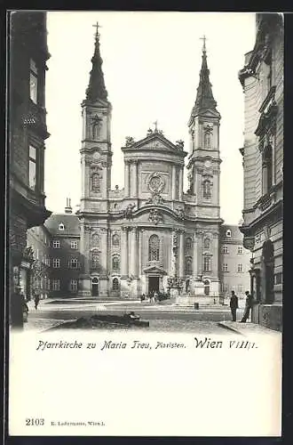 AK Wien, Pfarrkirche zu Maria Treu, Piaristen