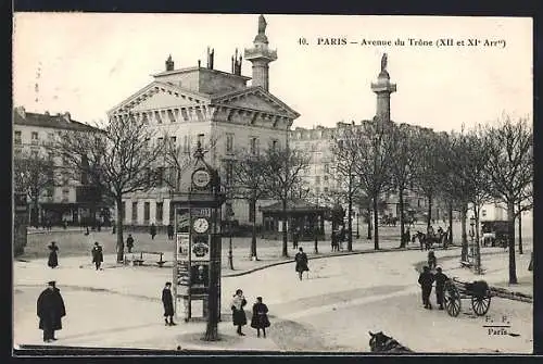 AK Paris, Avenue du Trône