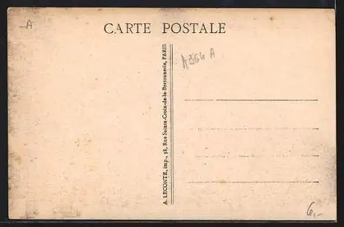 AK Paris, Boulevard Diderot, La Poste, Bureau Central