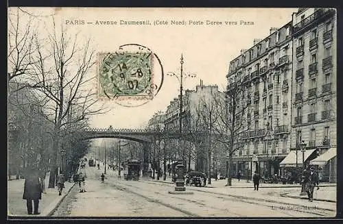 AK Paris, Avenue Daumesnil, Côté Nord, Porte Dorée vers Paris