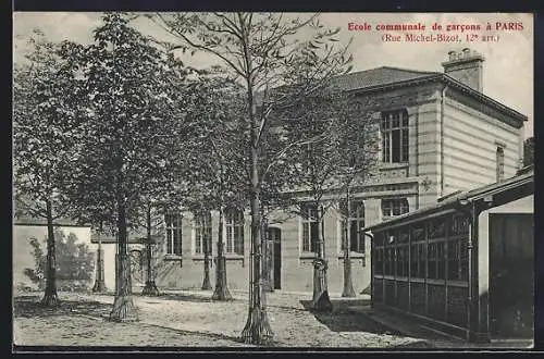 AK Paris, Ecole communale de garcons, Rue Michel-Bizot