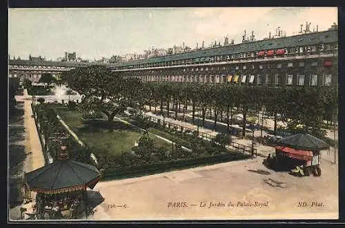 AK Paris, Le Jardin du Palais-Royal