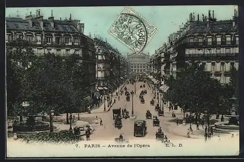 AK Paris, Avenue de l`Opéra