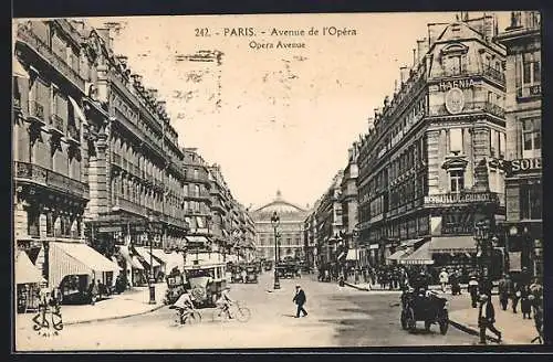 AK Paris, Avenue de l`Opéra