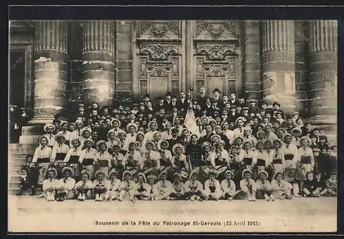 AK Paris, Fête du Patronage St-Gervais 1913