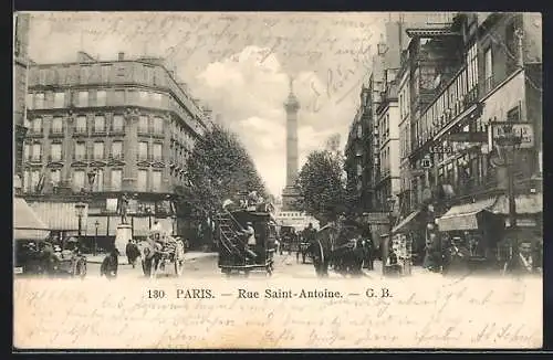 AK Paris, Rue Saint-Antoine