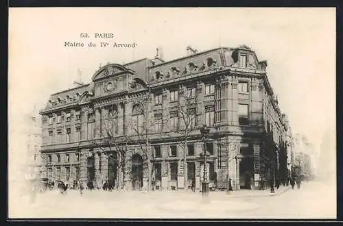 AK Paris, Mairie du IV. Arrondissement