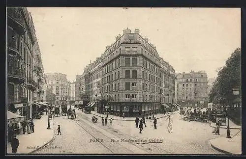 AK Paris, Rue Monge et rue Censier