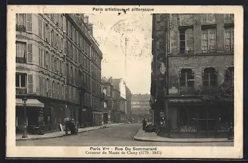 AK Paris, Rue Du Sommerard