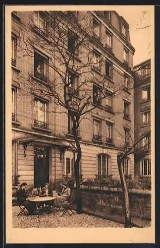 AK Paris, La Maison des Lycéennes, Rue Amyot