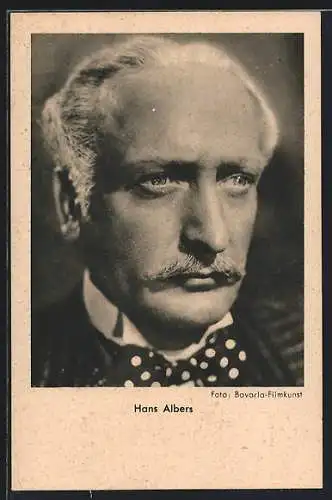 AK Schauspieler Hans Albers, ernster Blick