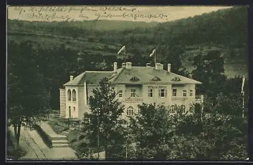 AK Würzburg, Café-Restaurant Waldhaus v. Hugo Schäfer