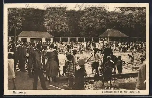 AK Hannover, Planschbecken in der Eilenriede