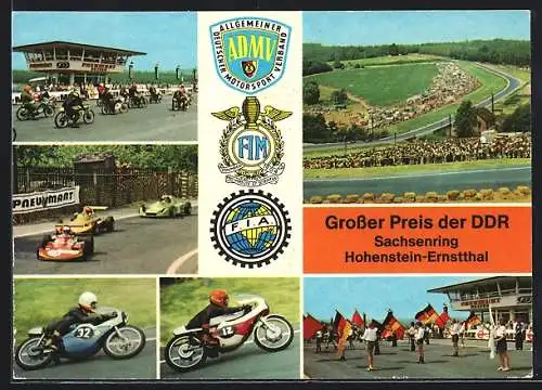 AK Hohenstein-Ernstthal, Motorrad-Rennen Grosser Preis der DDR auf dem Sachsenring