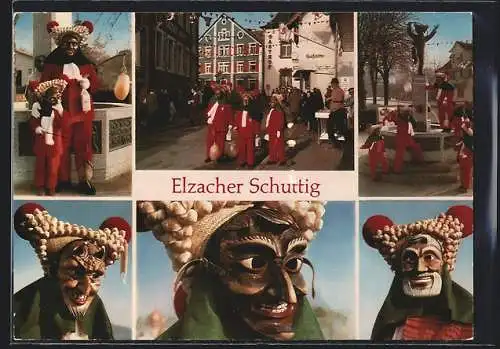 AK Elzach /Schwarzwald, Elzacher Schurtig, Strassenumzug, Fasching