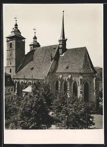 Foto-AK Deutscher Kunstverlag: Schmalkalden, Stadtkirche St. Georg