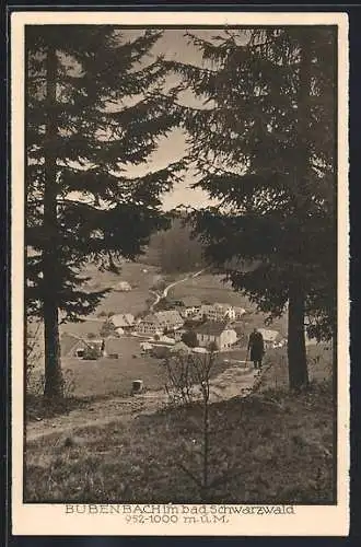 AK Bubenbach im bad. Schwarzwald, Panorama