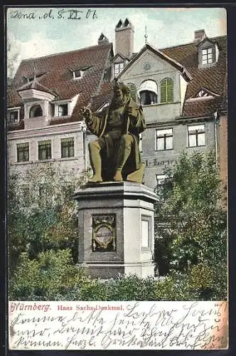 AK Nürnberg, Hans Sachs-Denkmal