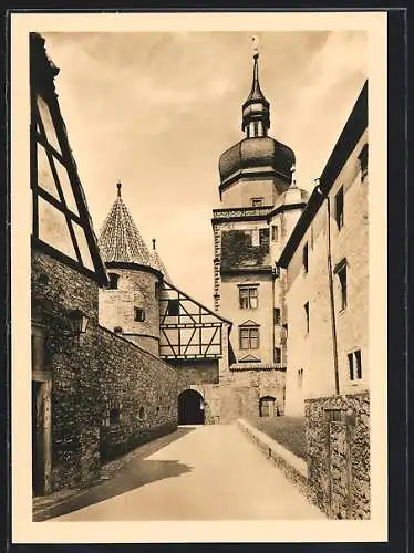 AK Würzburg, Festung Marienberg, Nordeck oder Kiliansturm