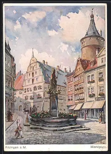 AK Kitzingen, Marktplatz