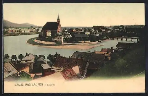 AK Laufen / Salzach, Ortspartie