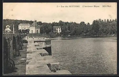 AK Settons, Lac des Settons, L`ancienne Digue