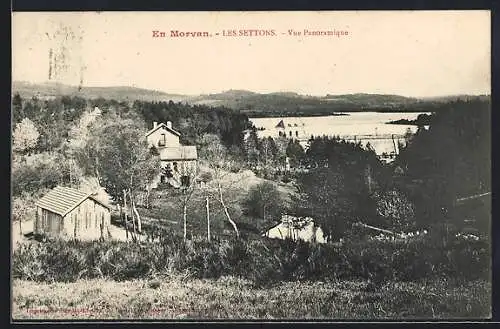 AK Les Settons, En Morvan, Vue Panoramique