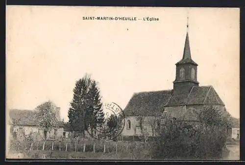 AK Saint-Martin-d`Heuille, L`Église