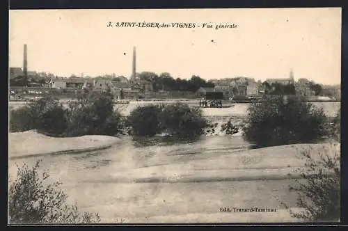 AK Saint-Léger-des-Vignes, Vue générale