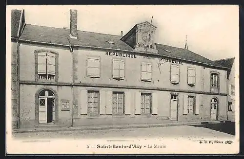 AK Saint-Benin-d'Azy, La Mairie